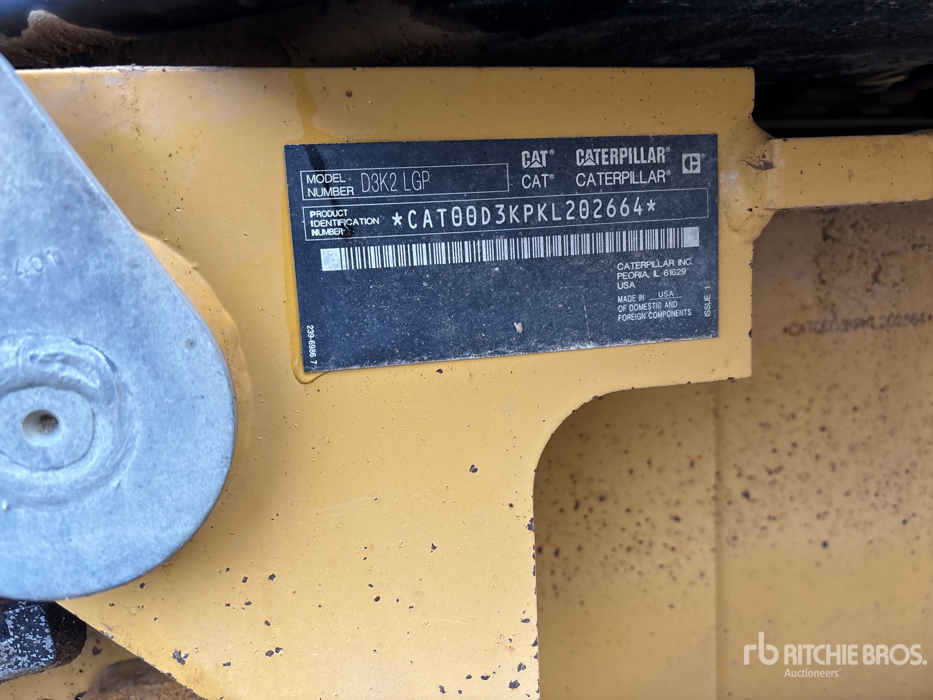 2017 Caterpillar D3K2 LGP