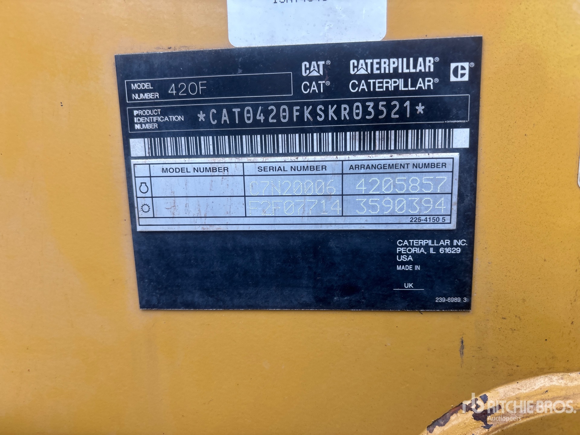 2014 Caterpillar 420F