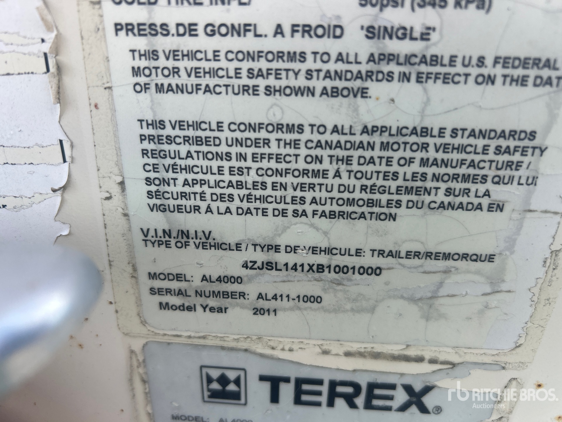 2011 Terex AL4000