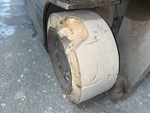 Chassis with Right Front Tire
