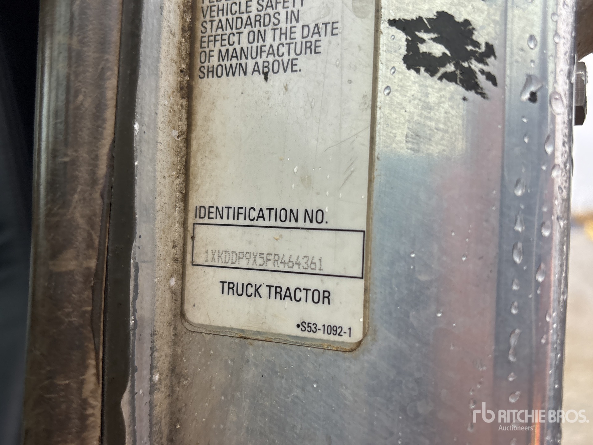 2015 Kenworth T800