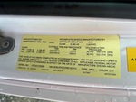General Appearance with Motor Vehicle Safety Standards Label