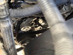 Engine with A/C Compressor