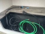 Outside Utilities with Power Cables and Connectors
