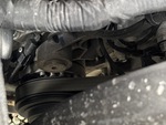 Engine with A/C Compressor