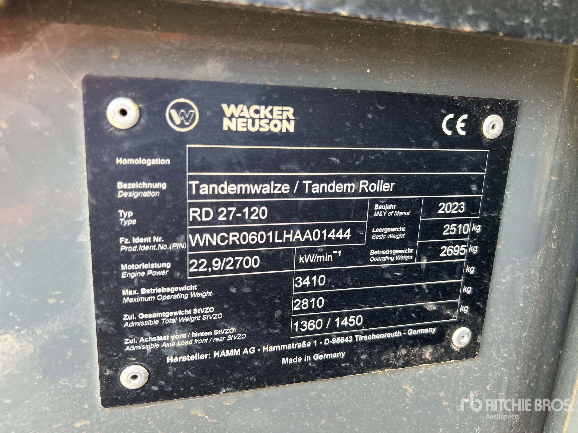 2023 Wacker Neuson RD27-120