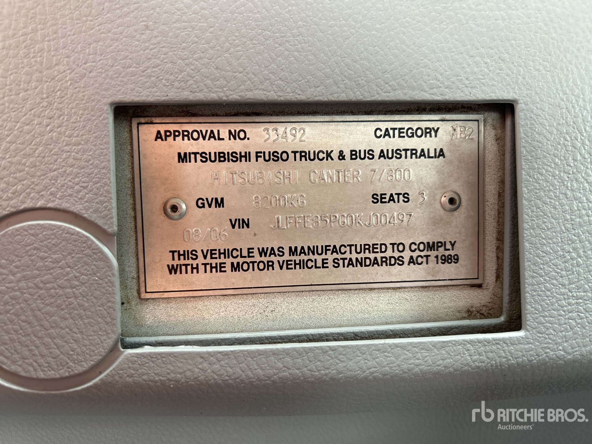 2006 Mitsubishi CANTER 7/800