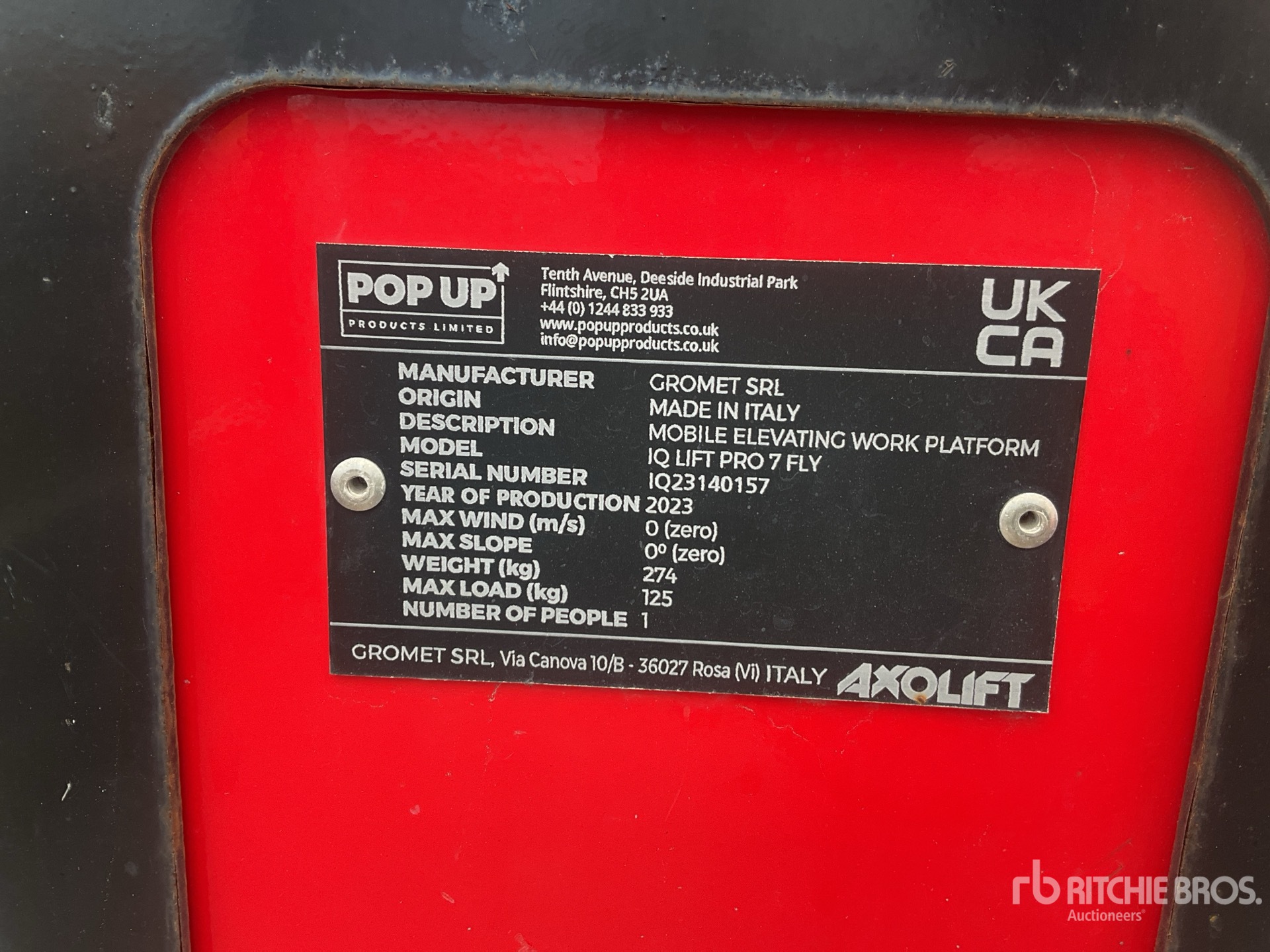 2023 Pop Up IQ LIFT PRO 7