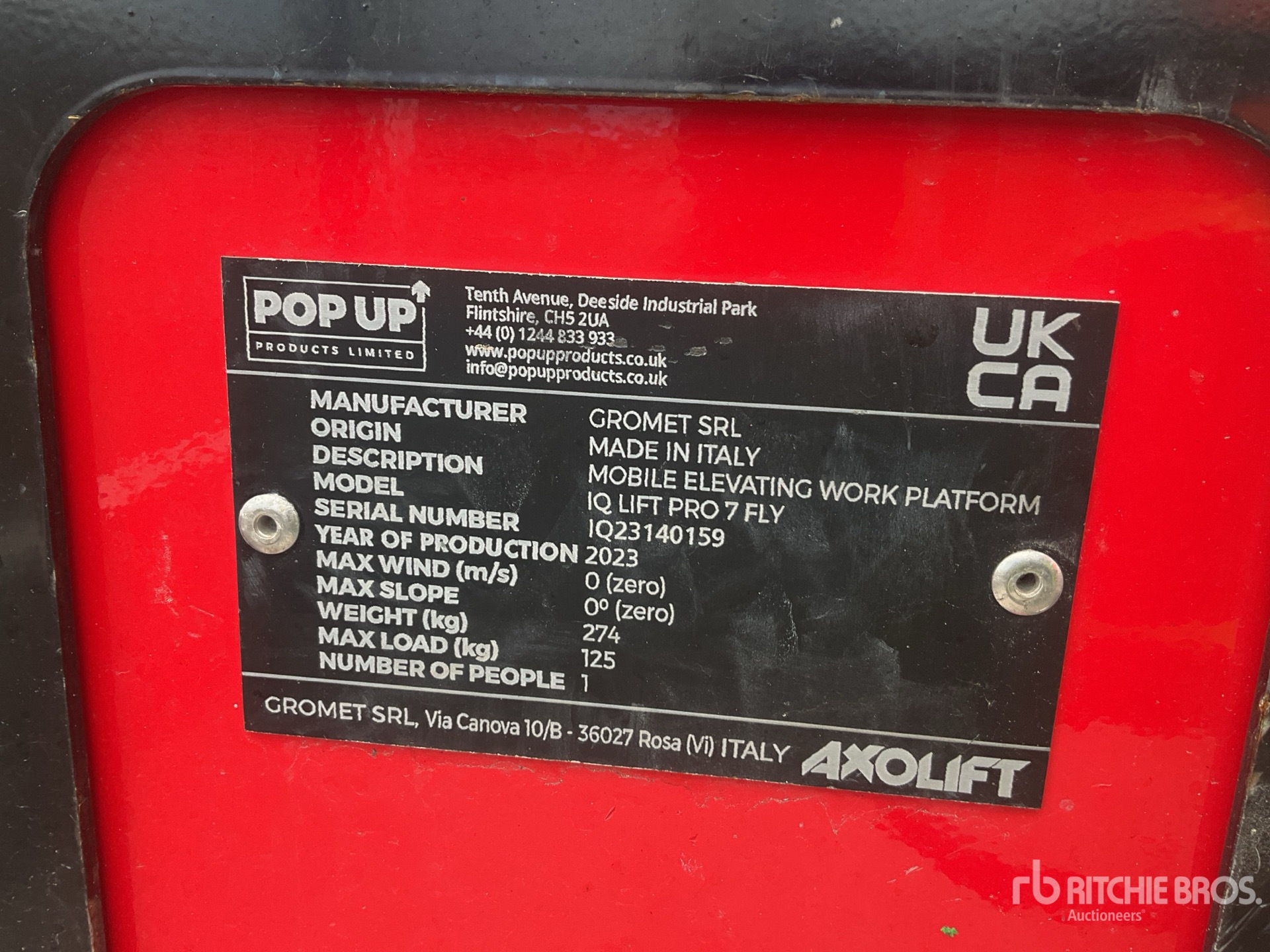 2023 Pop Up IQ LIFT PRO 7