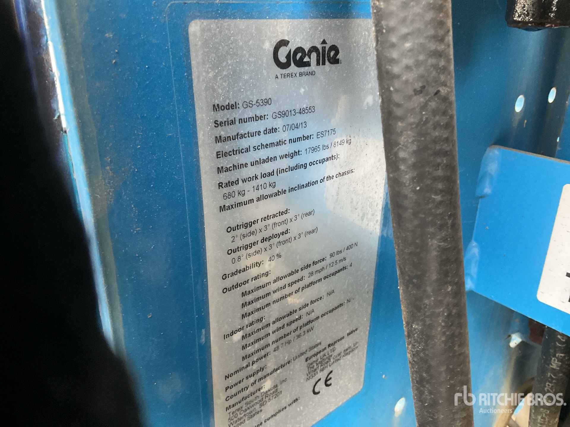 2013 Genie GS-5390