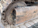 Undercarriage with Left Track Tensioner