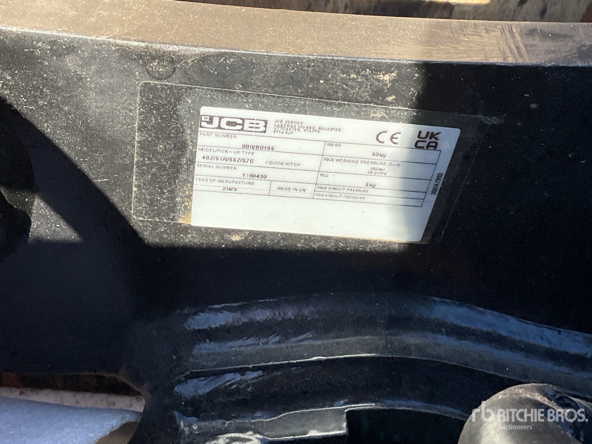 2025 JCB 45 MM HYDRAULIC (UNUSED)