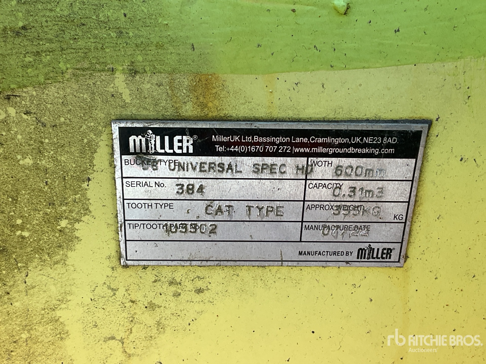 Miller 600 MM DIGGING (UNUSED)