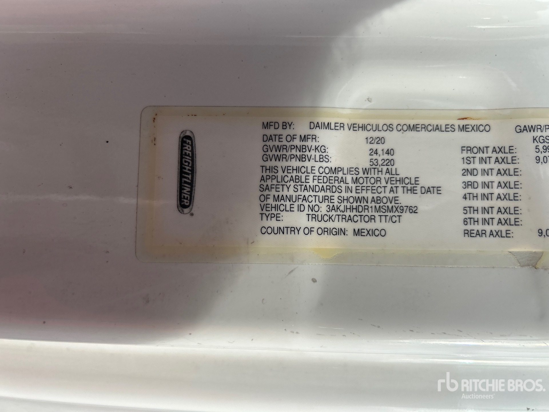 2021 Freightliner CASCADIA 126