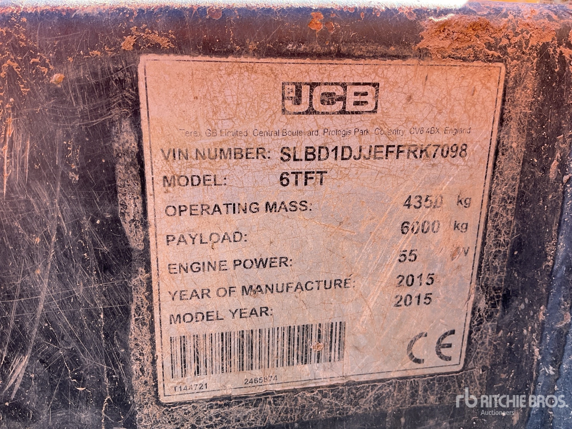 2015 JCB 6TFT
