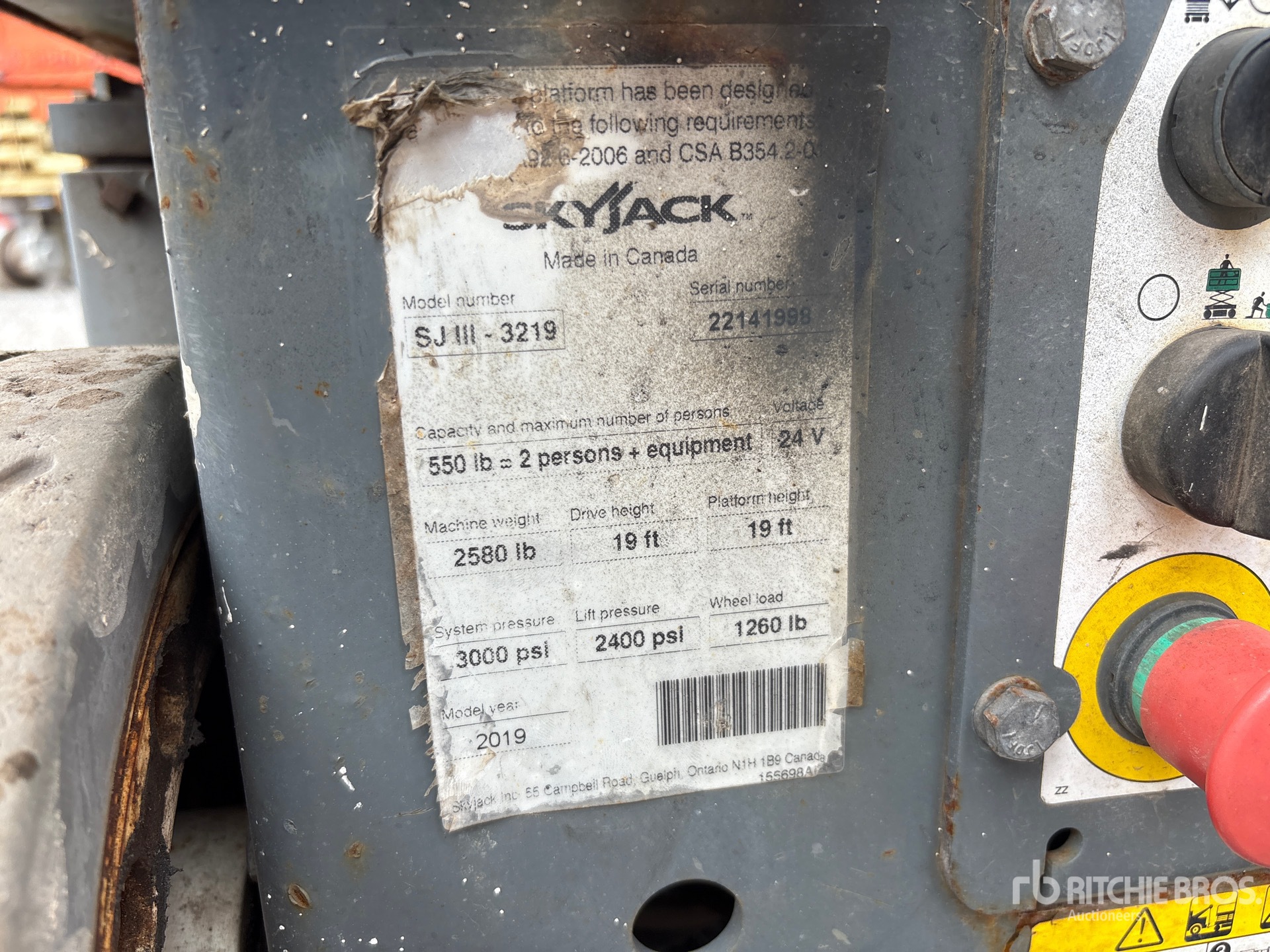2019 Skyjack SJIII3219