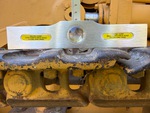 Train de roulement with Hauteur de crampon gauche