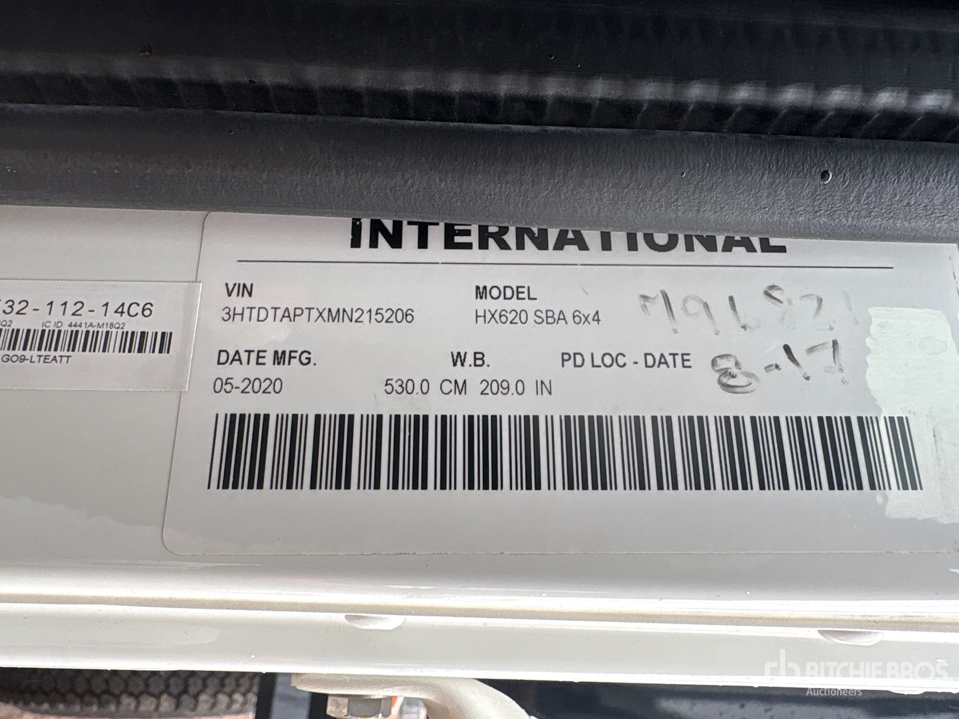 2021 International HX620
