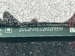 General Appearance with Frame Stamp Serial Number/VIN Photo