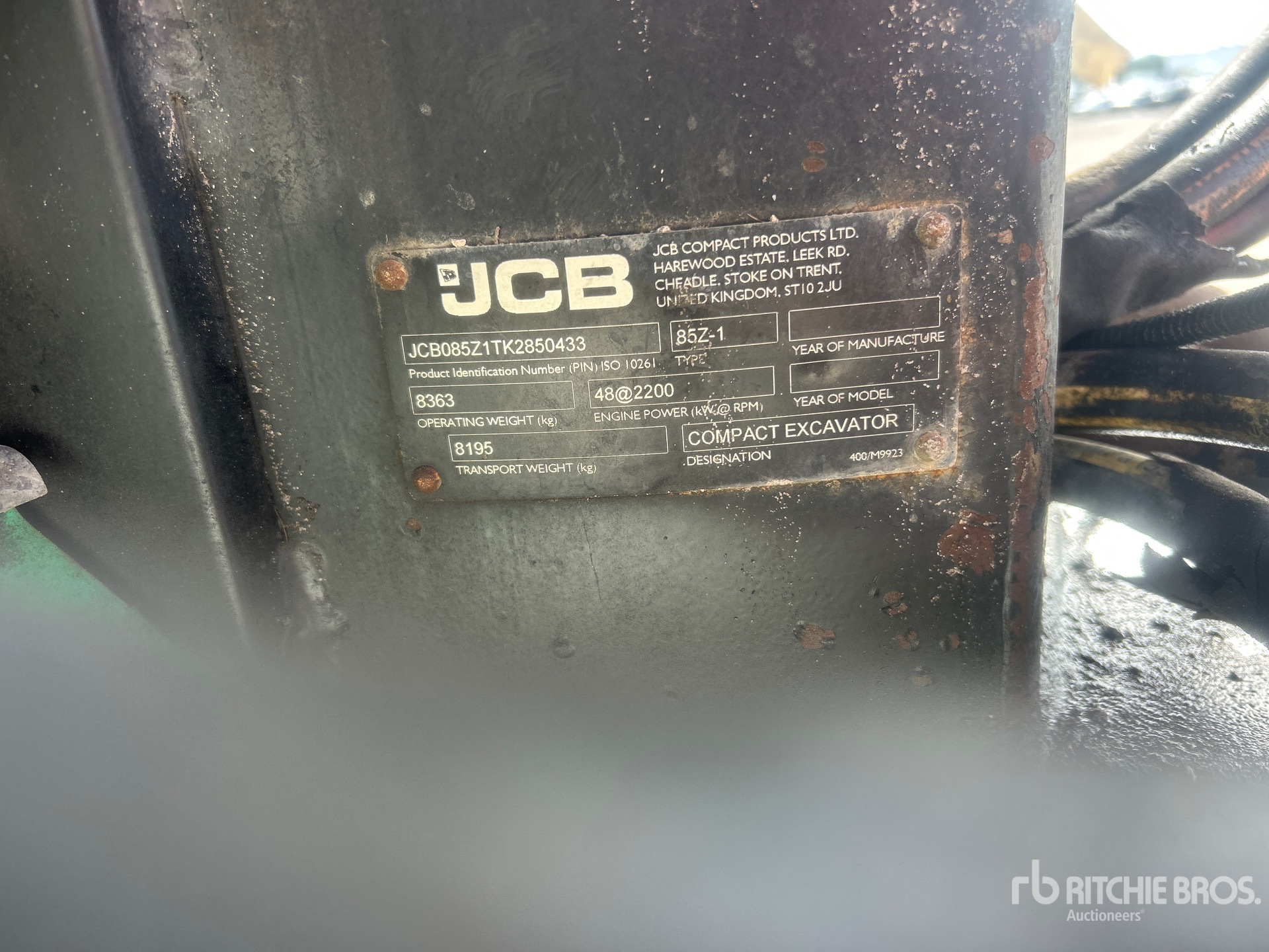 2019 JCB 85Z-1