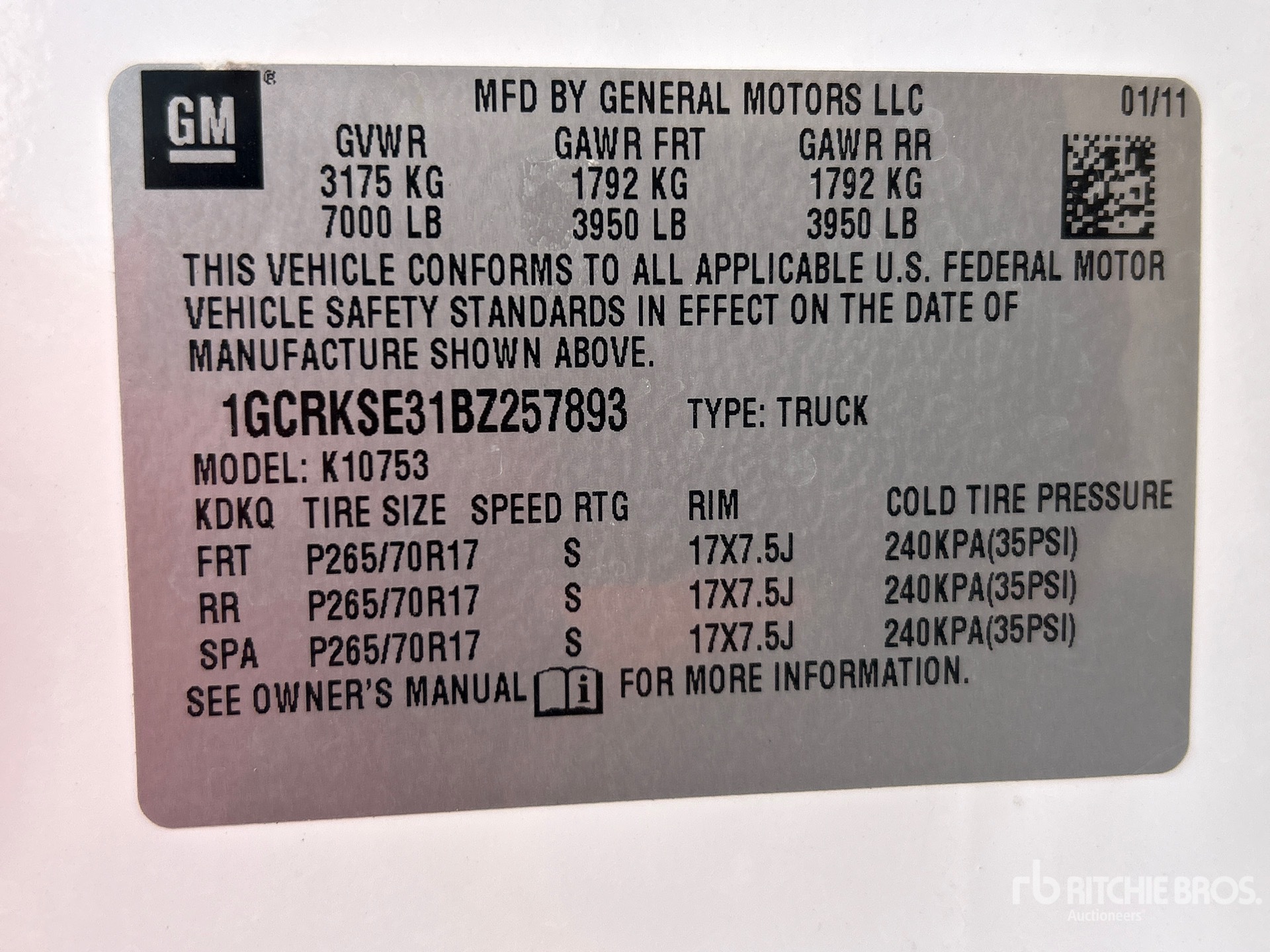 2011 Chevrolet Silverado 1500