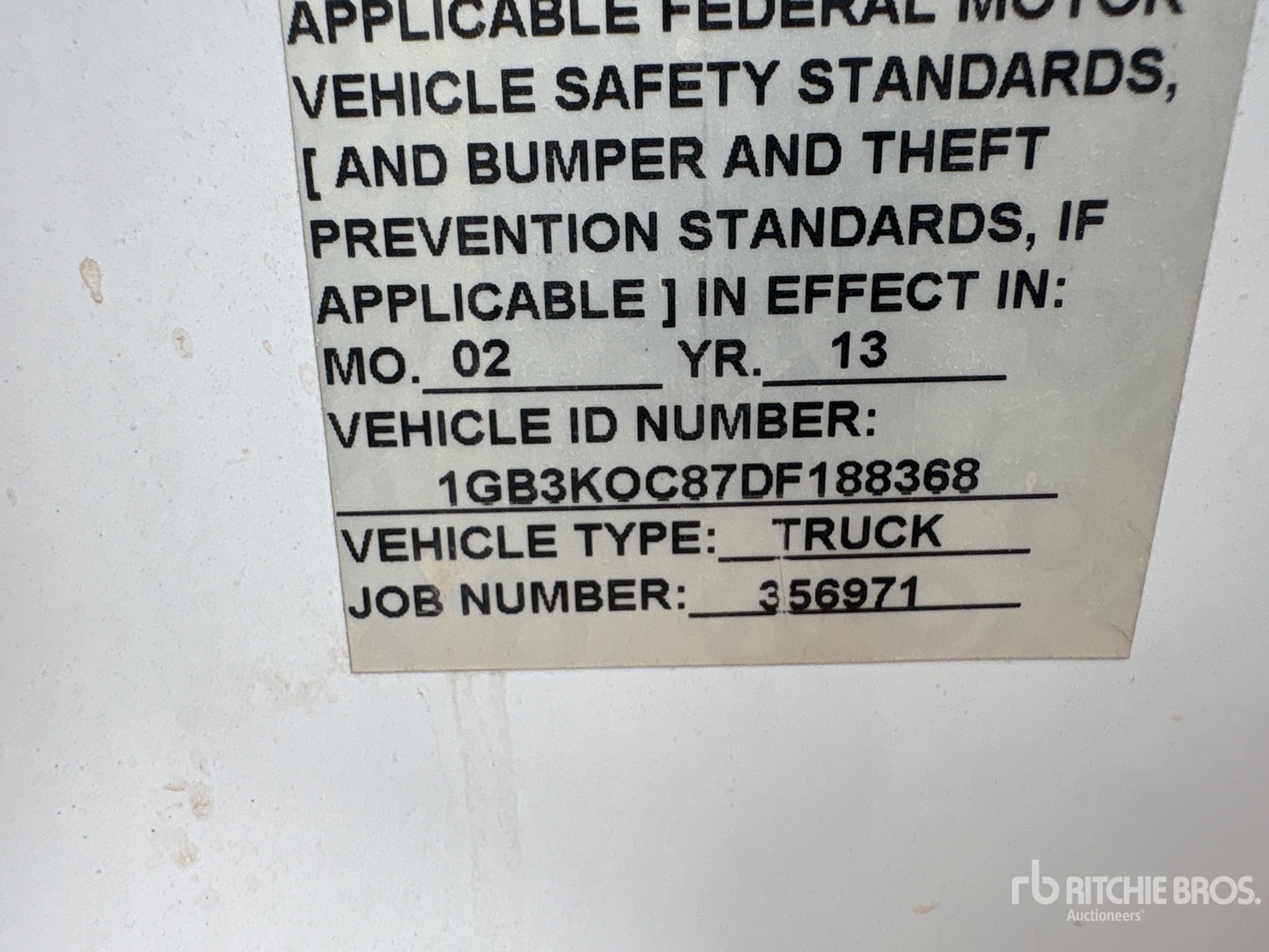 2013 Chevrolet 3500
