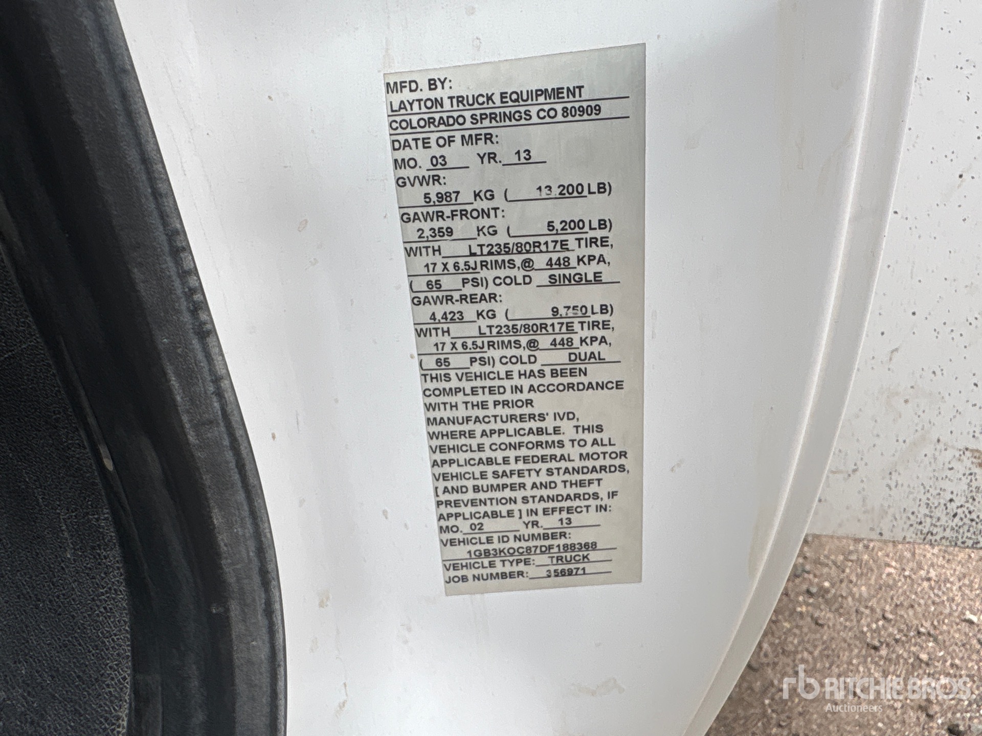 2013 Chevrolet 3500