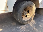 Underbody with Left Rear Drive Tires