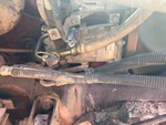 Engine with A/C Compressor