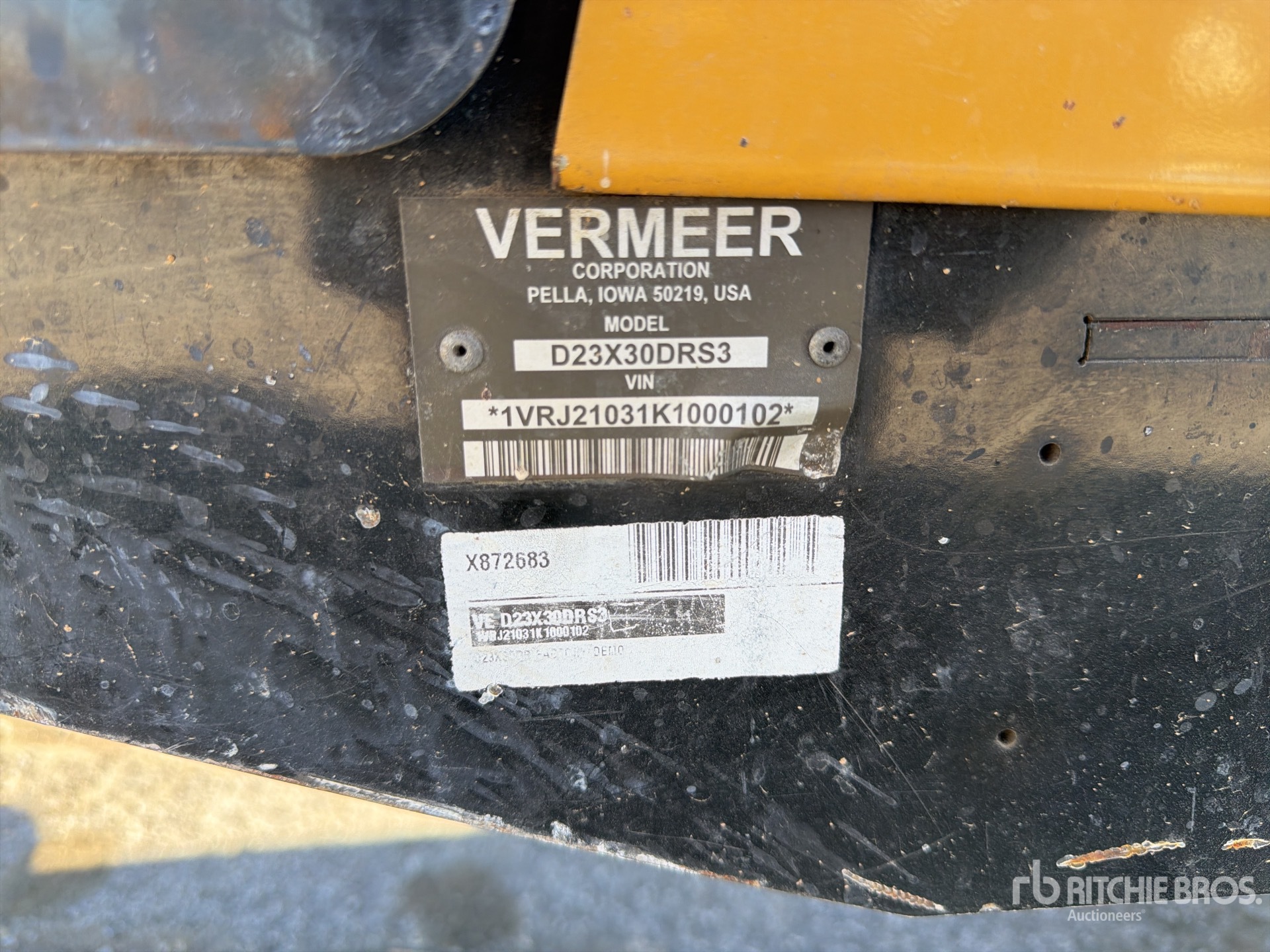 2019 Vermeer D23X30DRS3