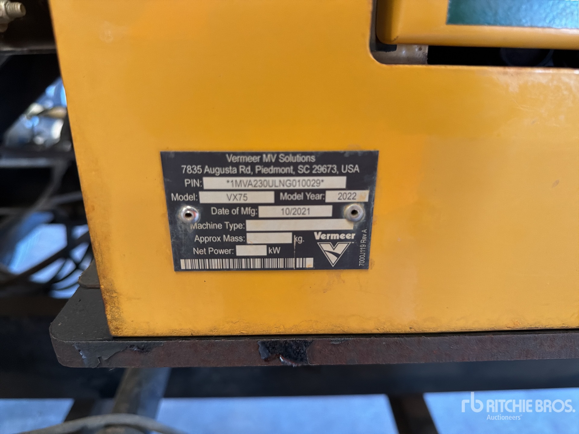 2021 Vermeer VX75-800