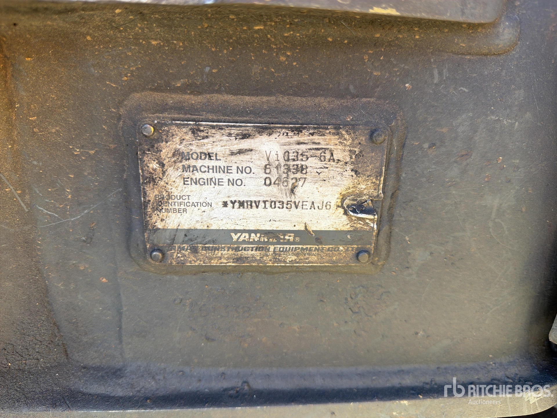 2014 Yanmar VIO35-6A