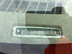 General Appearance with Frame Stamp Serial Number/VIN Photo