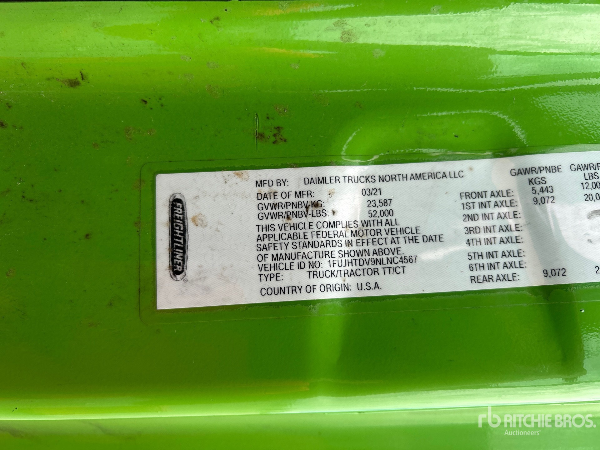 2022 Freightliner CASCADIA 116