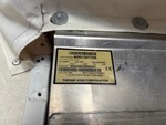 General Appearance with Refrigeration Unit Serial Number
