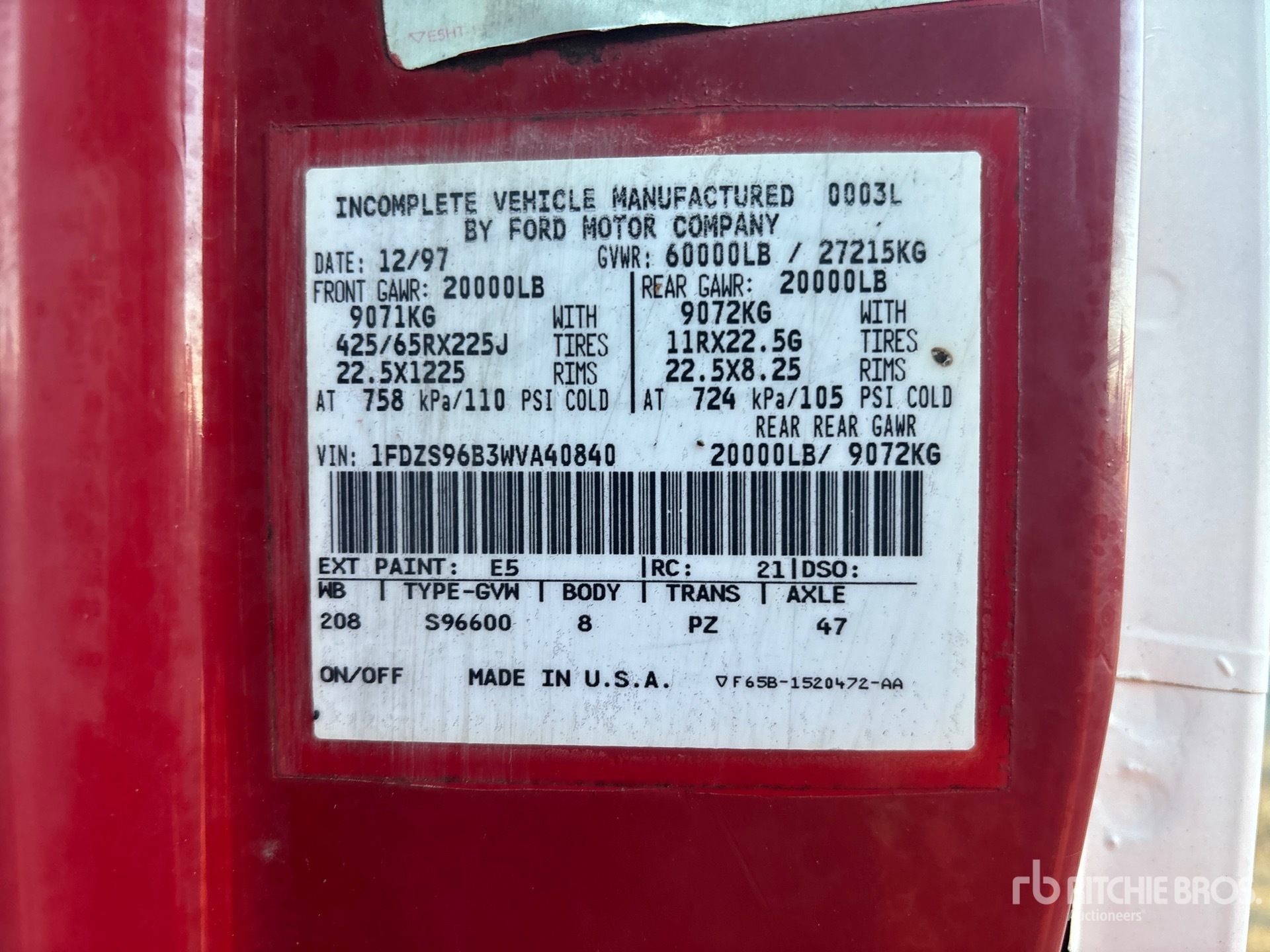 1998 Terex LT9513