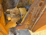 Cadre with Tourillons/douilles de lame