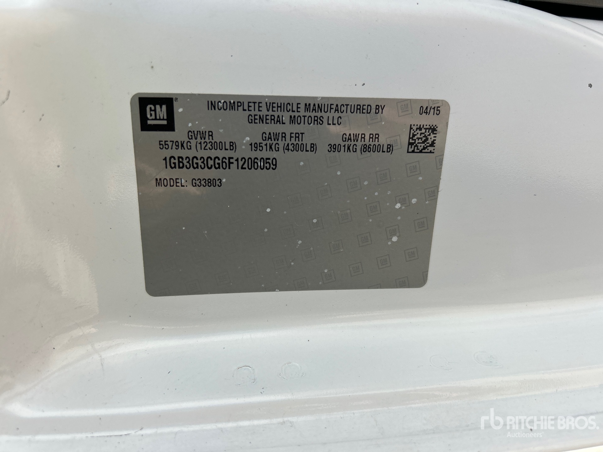 2015 Chevrolet EXPRESS G3500