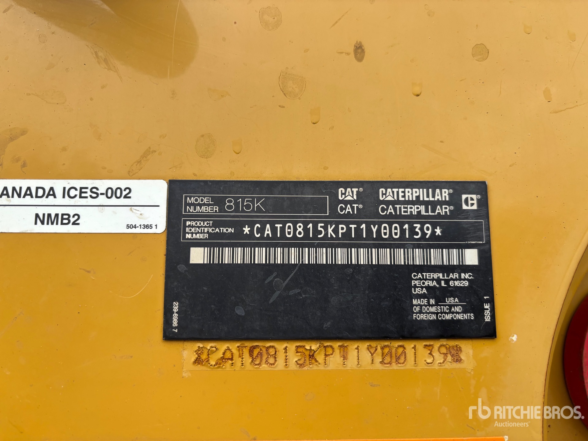 2019 Caterpillar 815K