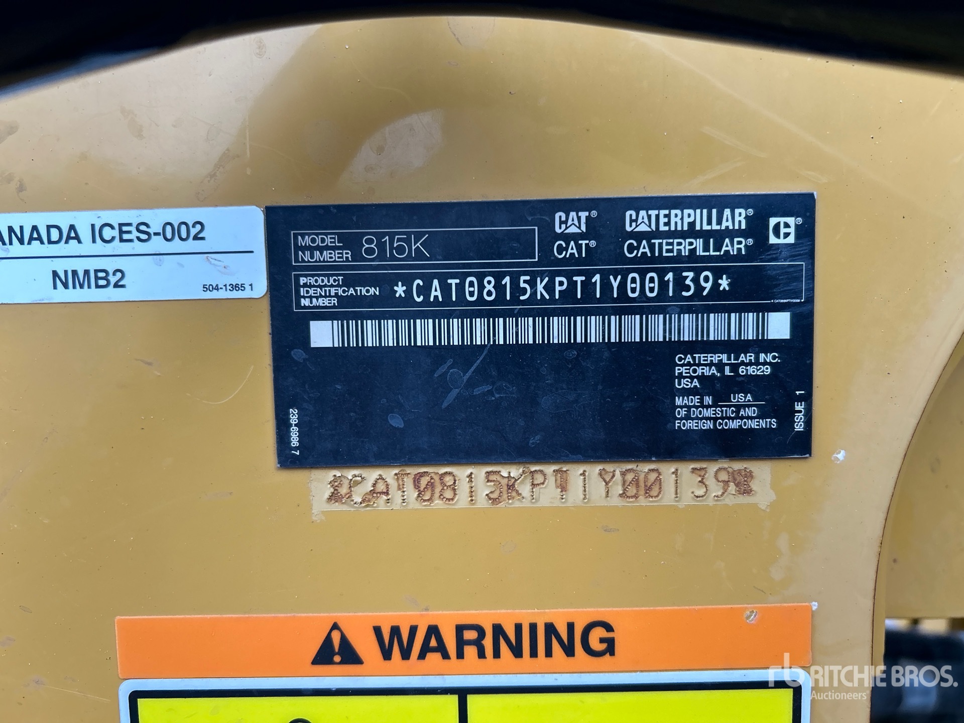 2019 Caterpillar 815K