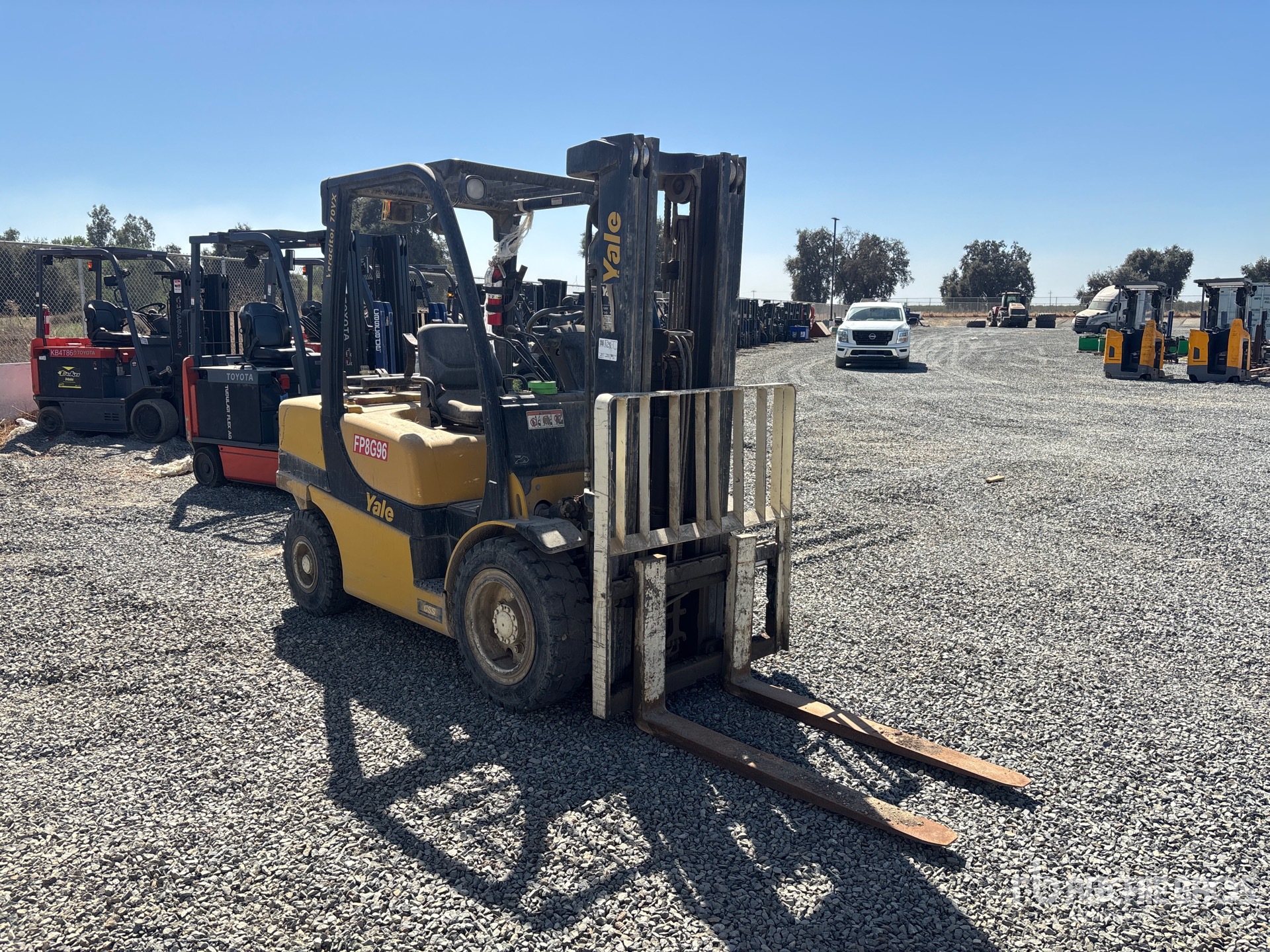 2018 Yale 6550 LB CUSHION TIRE PNEUMATIC TIRE