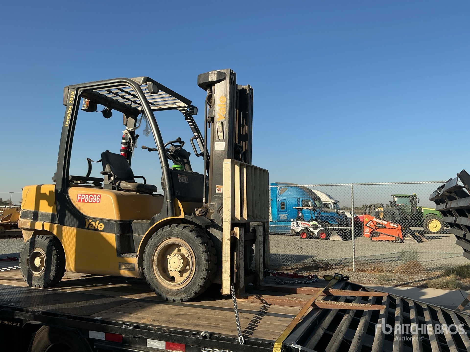 2018 Yale 6550 LB CUSHION TIRE PNEUMATIC TIRE