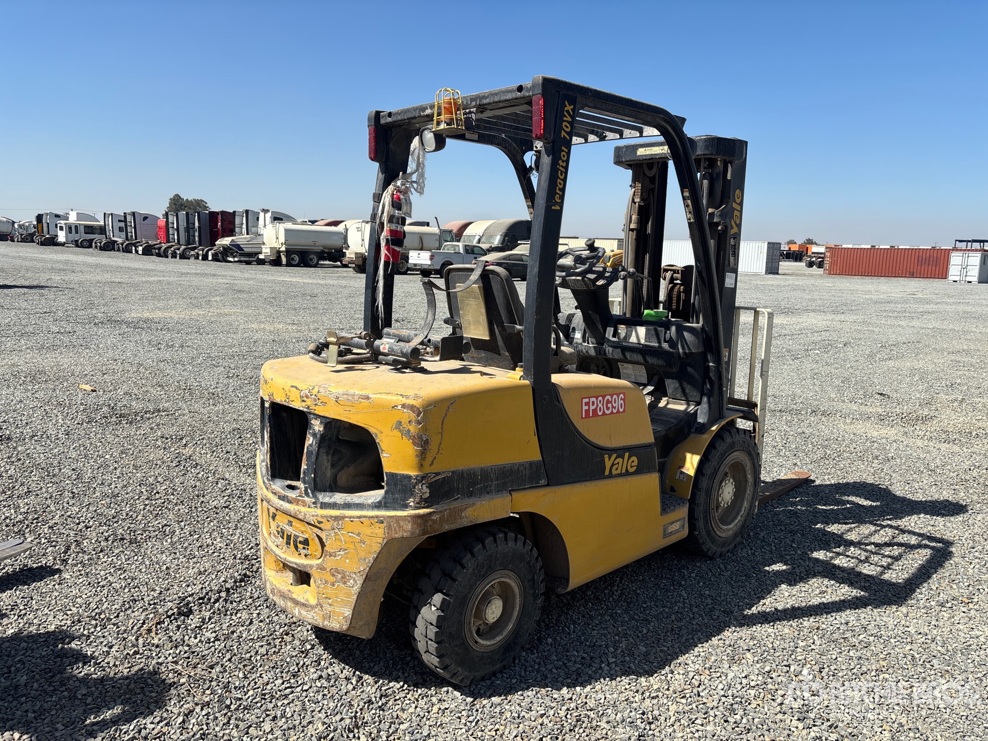 2018 Yale 6550 LB CUSHION TIRE PNEUMATIC TIRE