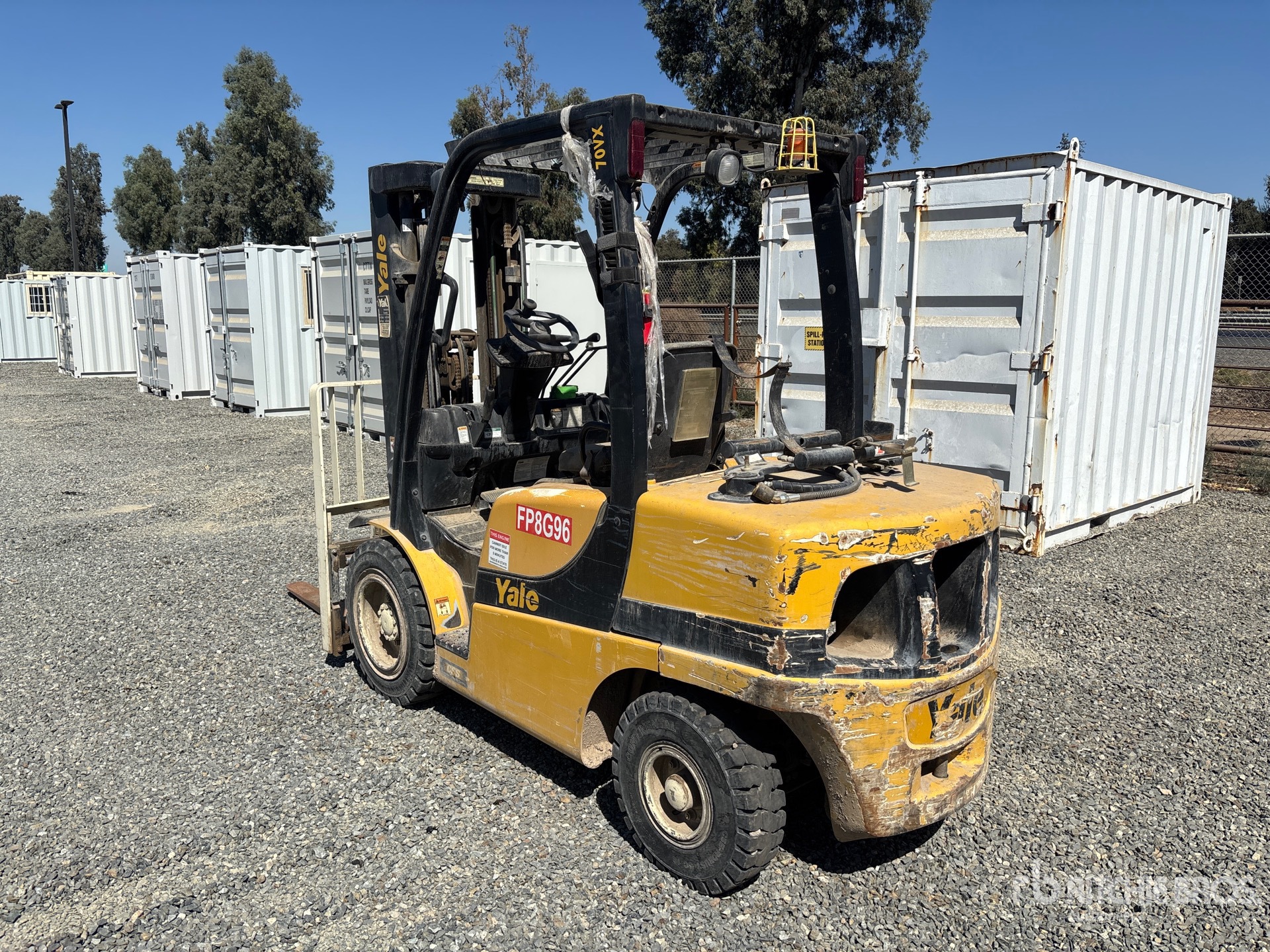 2018 Yale 6550 LB CUSHION TIRE PNEUMATIC TIRE