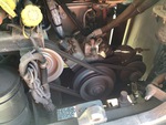 Engine with A/C Compressor