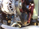 Motor with A/C Compressor