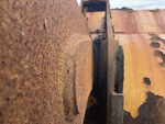Chassis with Bucket to Arm Pins