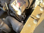 Engine with A/C Compressor
