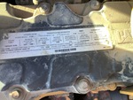 Engine with Emission Label