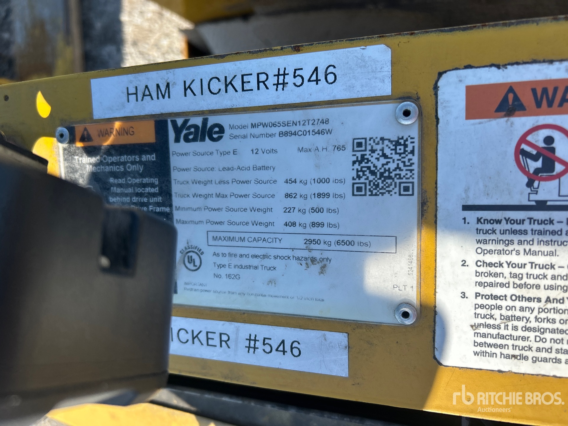 2022 Yale MPW065SEN12T274